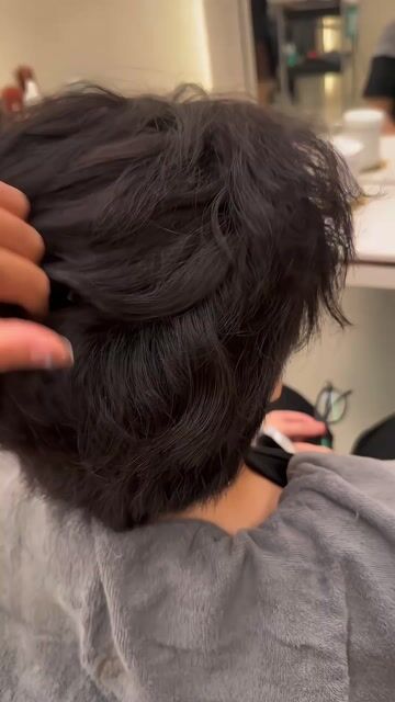 男士縮毛作品，設計師 Gina雨諼，台北大安區Maggies studio