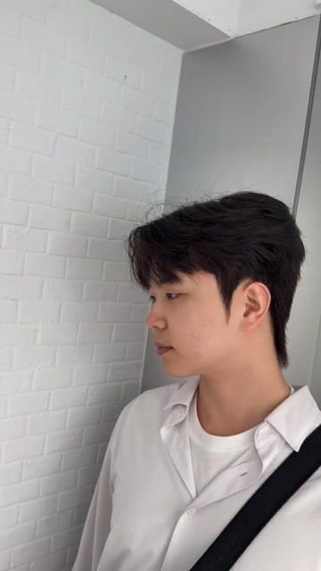 韓系紋理燙作品，設計師 Enn，新北板橋區TREND HAIR JE 府中店