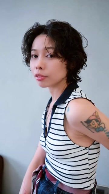 短髮嘻皮卷作品，設計師 Jas，台北士林區O3O士林店