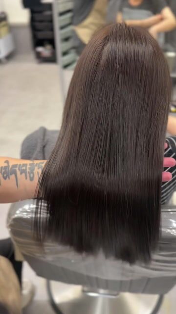 縮毛矯正作品，設計師 阿軒，高雄左營區川hair styling