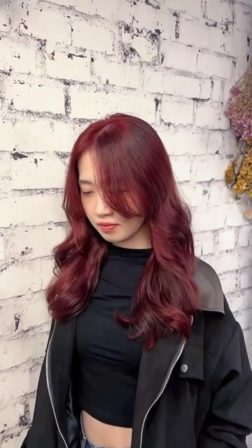 酒紅髮色🥀溫柔浪漫捲