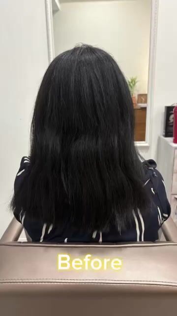 縮毛矯正自然直順髮