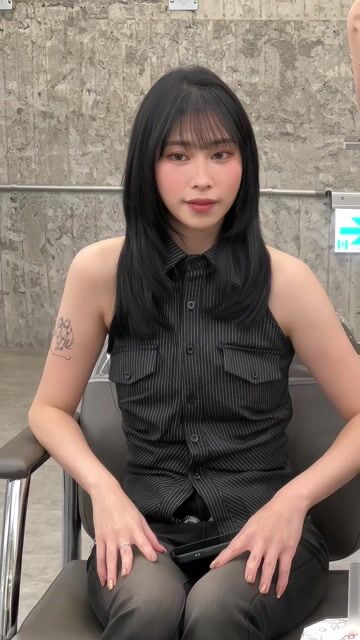 留長中的層次髮✨作品，設計師 Cona，高雄左營區Round2_cona