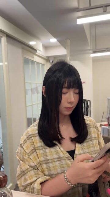 日系氛圍感作品，設計師 Cathy，台北中山區He&She Hair Salon