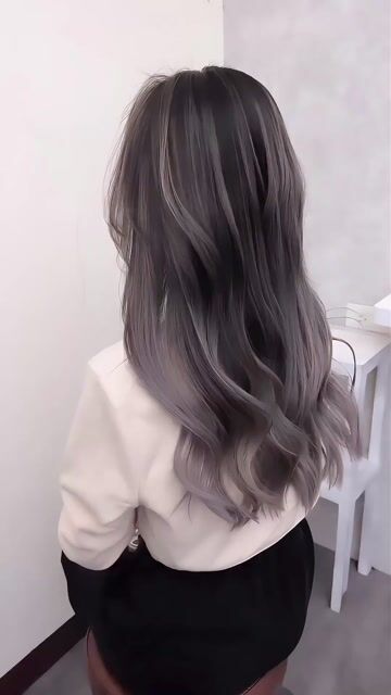灰色系手刷染作品，設計師 GP大表哥，台南中西區QJ女王髮妝美學
