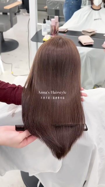 韓系髮色作品，設計師 安娜♥︎，台南東區Komm hair南紡店