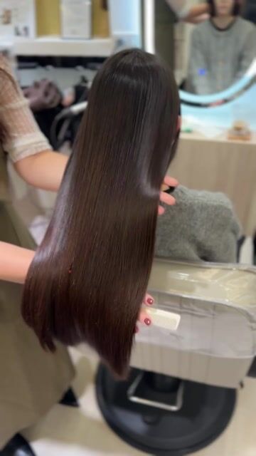 極光角白護理作品，設計師 Evon，台北大同區He&She Hair Salon