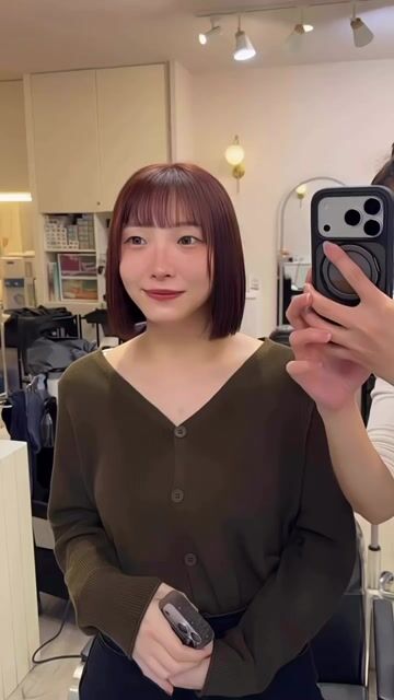 莓果色系 🍓作品，設計師 Eileen艾莉，新竹北區日沐Hair salon