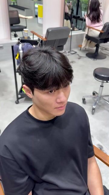 韓系氣墊燙作品，設計師 民傑，台南中西區Round2衛民店