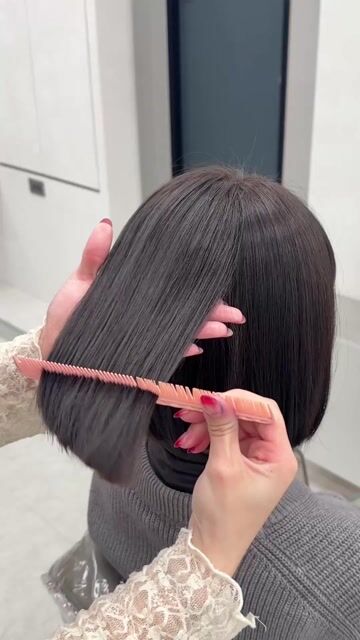縮毛矯正作品，設計師 ELLA🌸，桃園中壢區尤卡