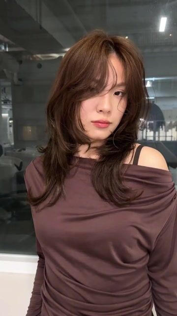 韓系層次剪作品，設計師 Gia，台北大安區Hollyhair延吉店