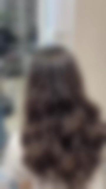 韓系波浪捲作品，設計師 葉子，新竹北區日沐髮廊
