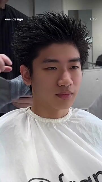 日系髮型作品，設計師 En，台南仁德區8SIX hair salon