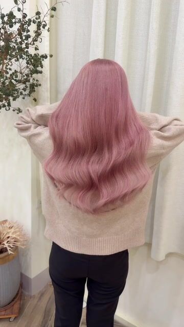 - 特殊色接髮 - 櫻花粉作品，設計師 Arina🌹艾琳娜，桃園桃園區沐巳（與店家配合租位置）