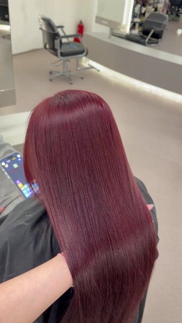 質感紅棕作品，設計師 Ori/歐梨，台中北區裏hair台中店