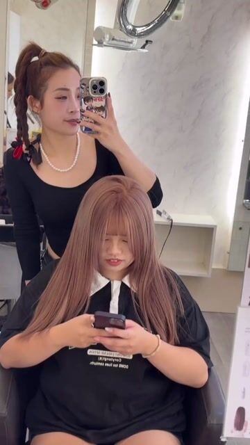 日系漂染作品，設計師 虹儒，新北中和區Faith Salon