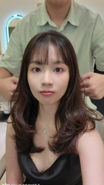 層次剪燙作品，設計師 ian 設計師，台北大同區He&She Hair Salon