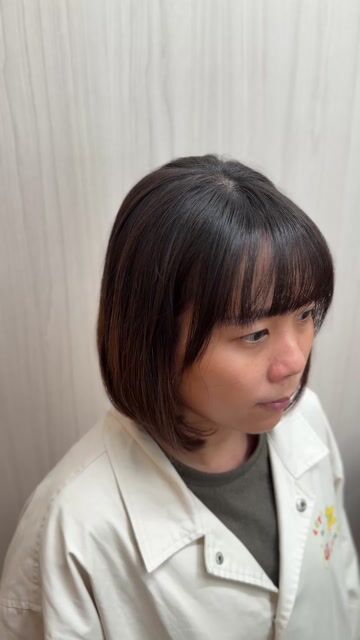 短髮內彎燙作品，設計師 速速 （一個包你滿意的設計師），台北內湖區新宿髮型