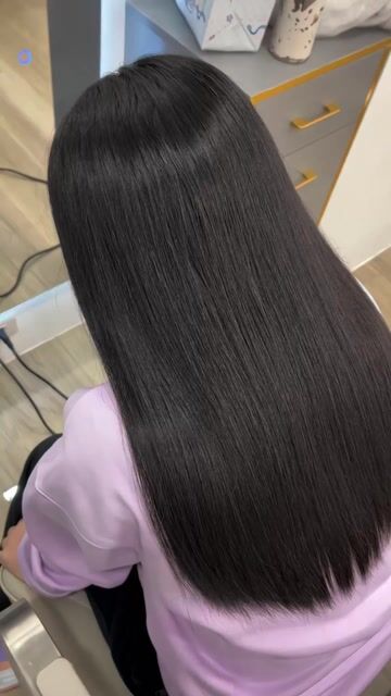 縮毛矯正作品，設計師 Kiki，台北信義區拾光living hair