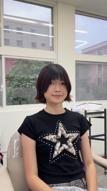 韓系層次剪裁作品，設計師 Irene，台中西屯區Korewa-大隆店
