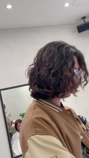 中長髮燙髮