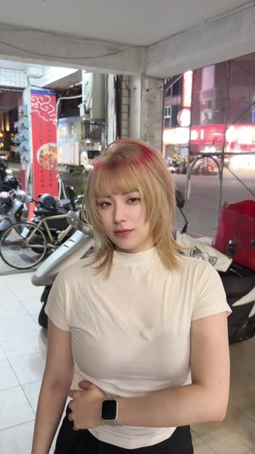日系特殊色作品，設計師 Oeli歐利店長，台南南區Hive永華店
