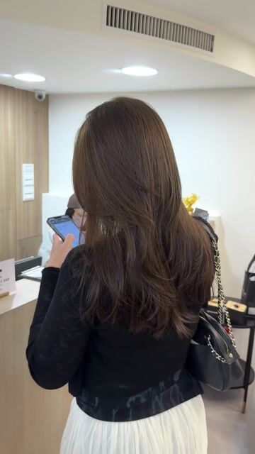 米棕&輕盈層次剪作品，設計師 Nancy小寧，台北大同區KOMM hair中山南西
