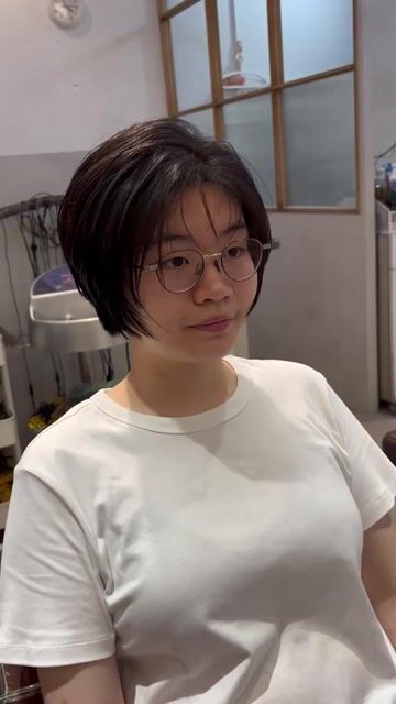 短髮作品，設計師 Gina，台北中山區Yulika hair