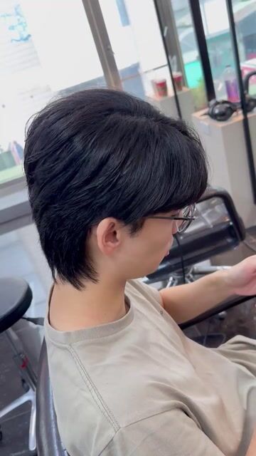 微分碎蓋狼尾作品，設計師 Zoey，台北萬華區暖暖