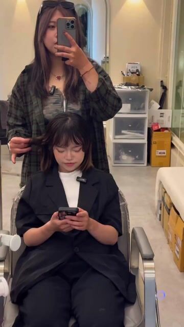 漂後縮毛矯正專區作品，設計師 Nina，台北大同區Fin hair