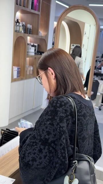 霧感染髮作品，設計師 Nancy小寧，台北松山區KOMM hair微風店