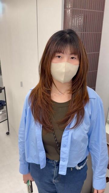 韓系層次剪裁（客制）作品，設計師 珍妮Janet，台北大安區尤卡台北光復店