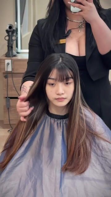 自然剪裁作品，設計師 Gina🎀，新北板橋區Faith 板橋店