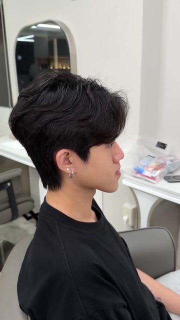 韓系男生燙髮作品，設計師 Edder，新北板橋區1997’s hair salon