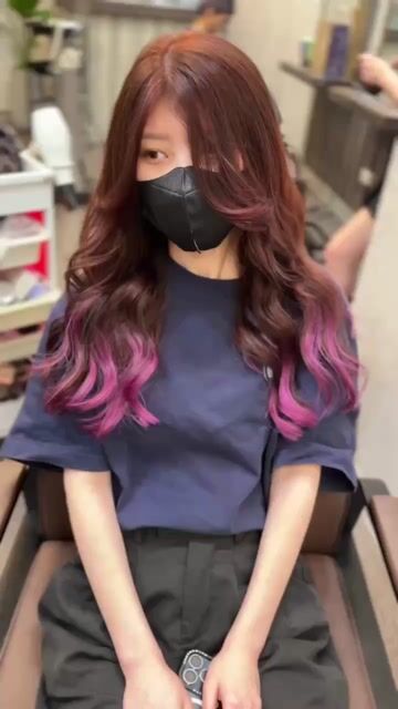 設計漂染作品，設計師 Vina，新北新莊區原 Hair Salon