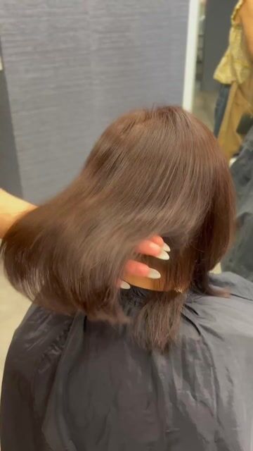 茶棕色🤎蓋白髮作品，設計師 恩恩，新北中和區Wor hair