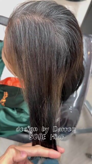 質感光線染作品，設計師 柏青/Darren，台中西區sofe 索棐髮藝