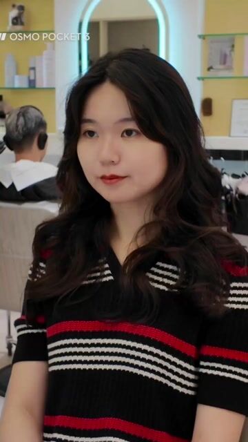 電棒燙作品，設計師 Yuri，台北大同區He&She Hair Salon