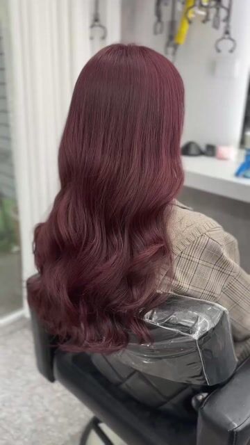 莓果粉棕 × 水霧染