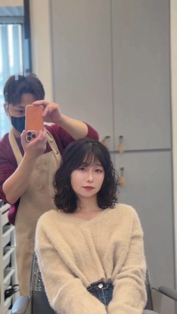 短髮慵懶捲作品，設計師 阿軒，高雄左營區川hair styling