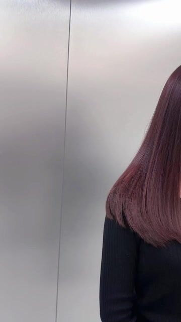 迷霧粉棕作品，設計師 威廉，台北中山區Kommhair 松江店