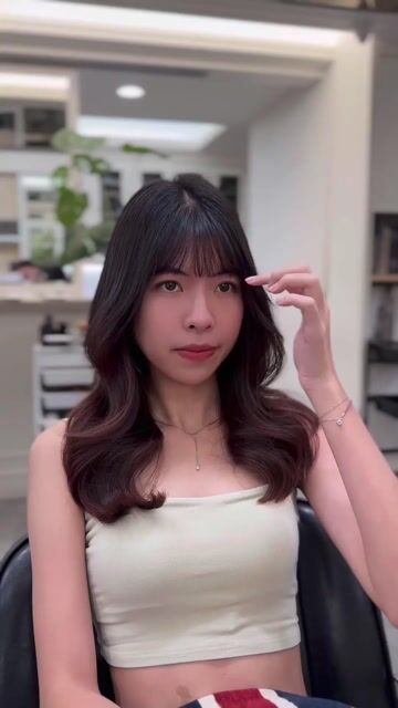 韓系氣墊燙作品，設計師 ian 設計師，台北大同區He&She Hair Salon