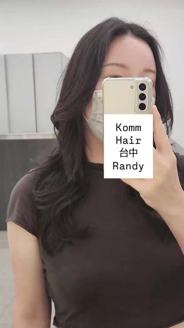 韓系氣墊燙作品，設計師 Randy，台中北區komm台中旗艦店
