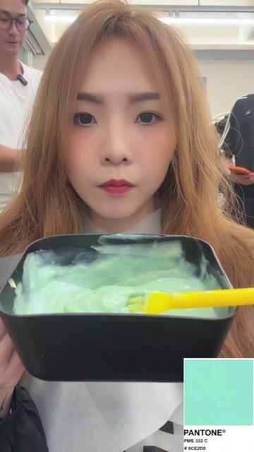 薄荷米棕作品，設計師 Lita，台北中山區FIN Hair