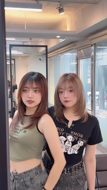 韓系層次剪裁作品，設計師 Nina🤍，台北萬華區暖暖Nuan hair