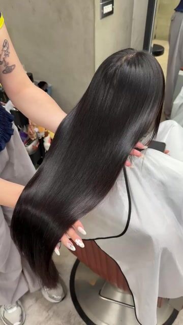 縮毛矯正作品，設計師 小豆，台中西區囧Hair