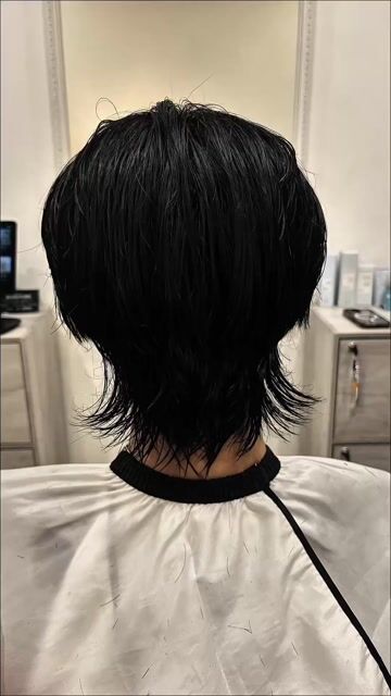 日系捲髮作品，設計師 Nana，台北中山區Agios hair design