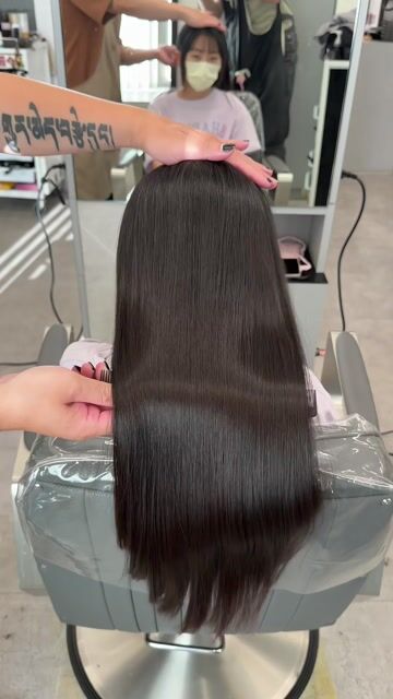 縮毛矯正作品，設計師 阿軒，高雄左營區川hair styling