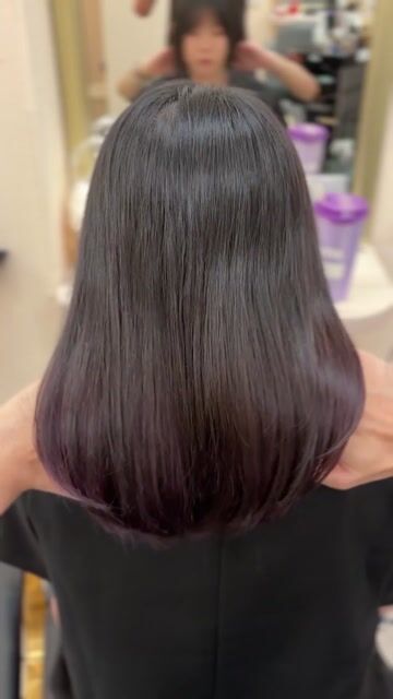霧感光澤染髮作品，設計師 Haler哈樂，台中中區湛心髮癒 ZHANXIN SALON