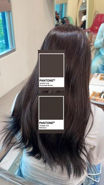 亞麻冷棕色作品，設計師 Alina，台南中西區苒苒hair salon